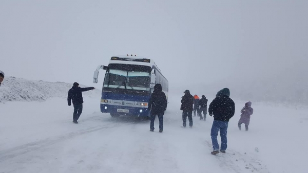 Завханы хойд хэсгээр цасан шуурга шуурна